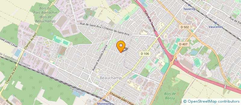 localisation de l'entreprise WANY IMMO  BEAUCHAMP