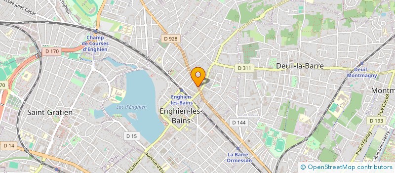 localisation de l'entreprise WANYM SOLUTION  ENGHIEN-LES-BAINS