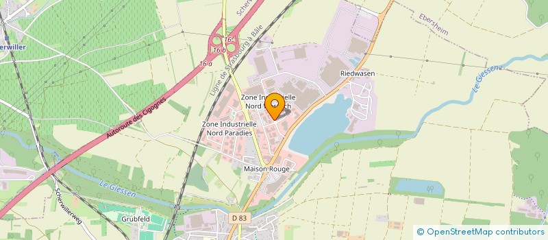localisation de l'entreprise WANZL à SELESTAT