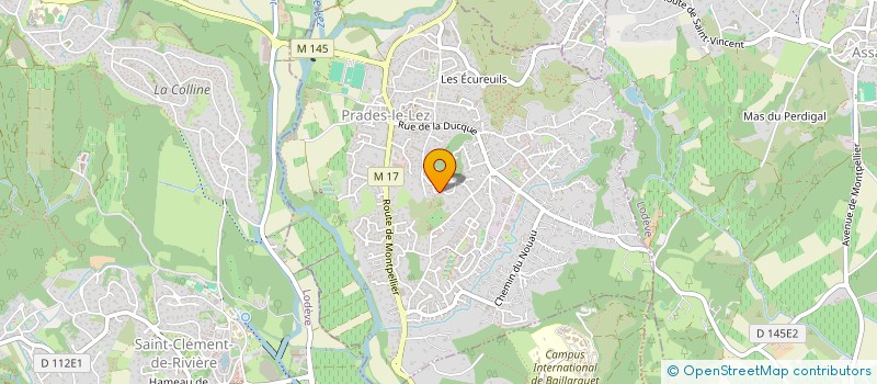 localisation de l'entreprise WAOU  PRADES-LE-LEZ