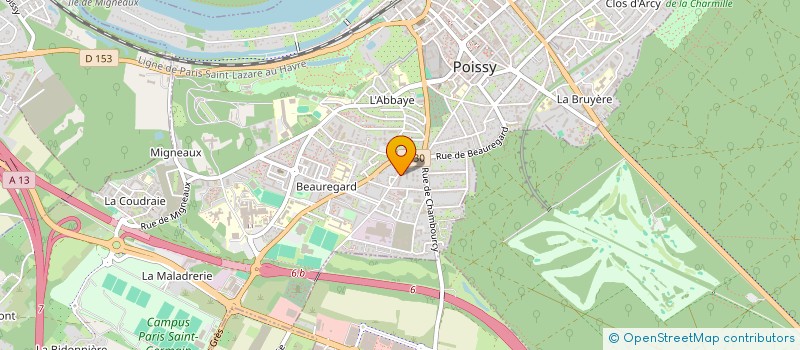 localisation de l'entreprise WAOU SOLUTIONS  POISSY