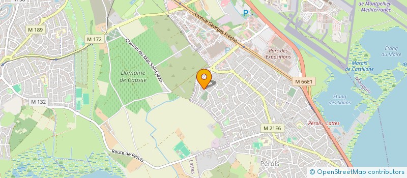 localisation de l'entreprise WAOUW TECH  PEROLS
