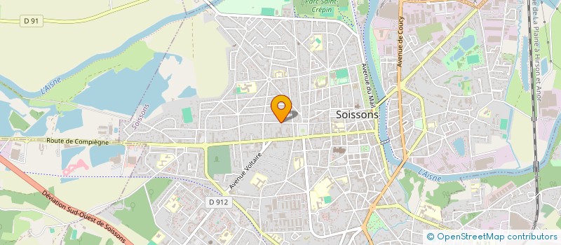 localisation de l'entreprise WAOW COMPANY à SOISSONS