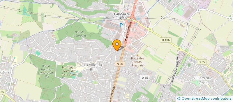 localisation de l'entreprise WAOW MARKET à VILLE-DU-BOIS (LA)