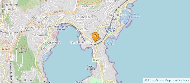 localisation de l'entreprise WAP FRANCE SAS à VILLEFRANCHE-SUR-MER