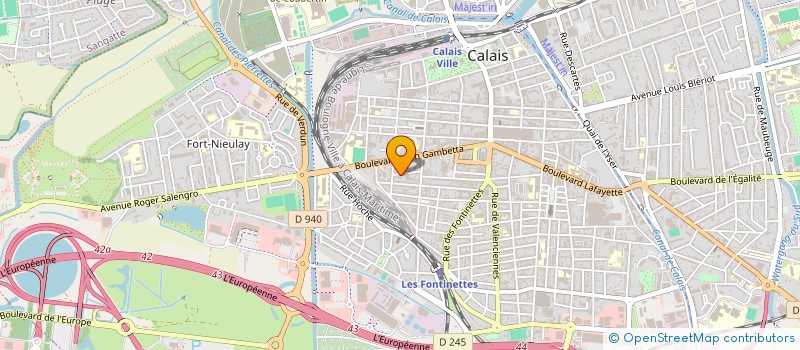 localisation de l'entreprise WAPA  CALAIS