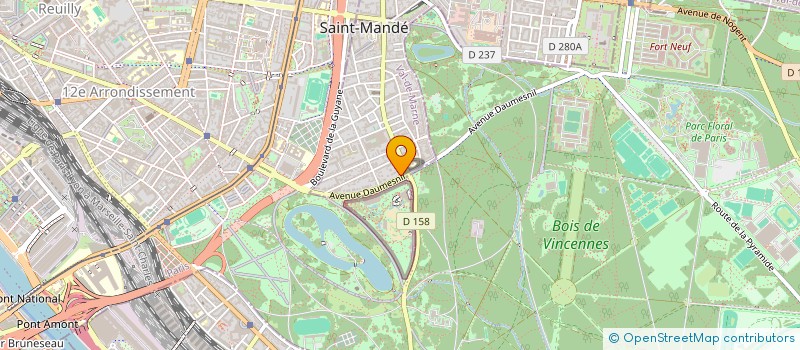 localisation de l'entreprise WAPCS MASIERI LOSSI à SAINT-MANDE