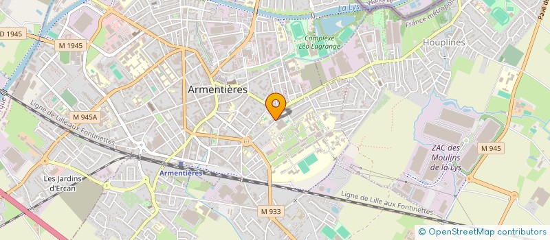 localisation de l'entreprise WAPS à ARMENTIERES
