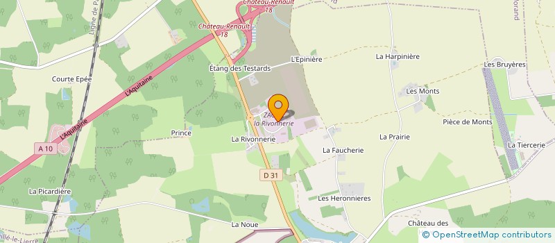 localisation de l'entreprise WAPZ  CHANCEAUX-SUR-CHOISILLE