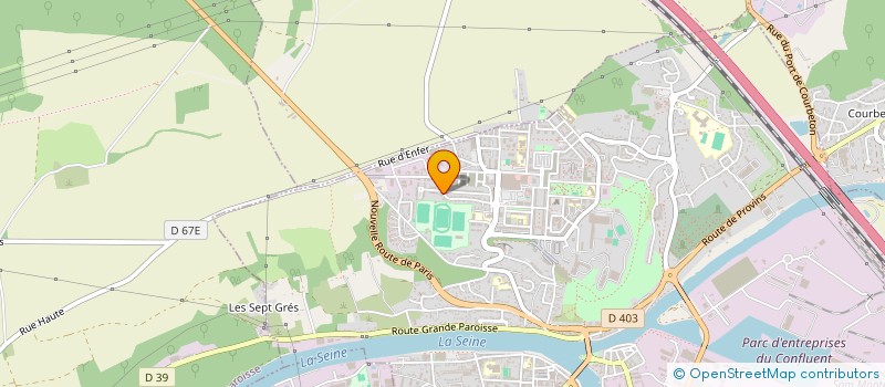 localisation de l'entreprise WAQF  MONTEREAU-FAULT-YONNE