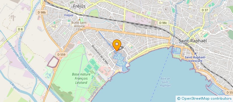 localisation de l'entreprise WAR à FREJUS