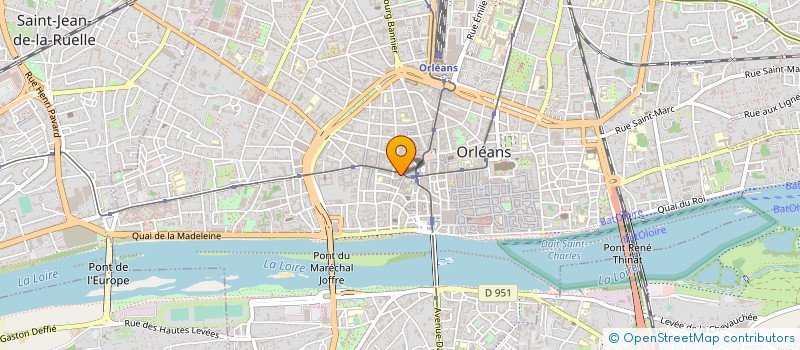localisation de l'entreprise WAR 45 à ORLEANS