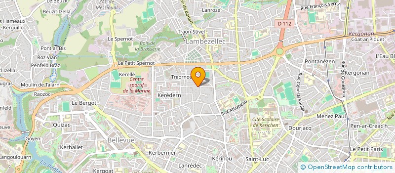localisation de l'entreprise WAR DROAD à BREST