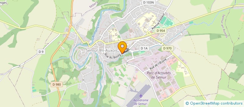 localisation de l'entreprise WAR MEMORIES ASSOCIATION (WMA)  SEMUR-EN-AUXOIS