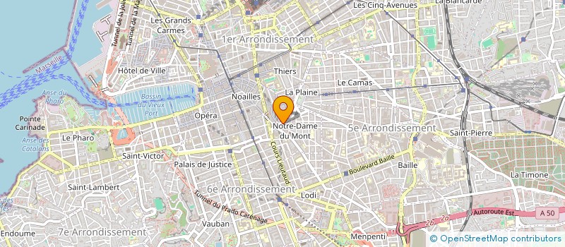 localisation de l'entreprise WARA  MARSEILLE