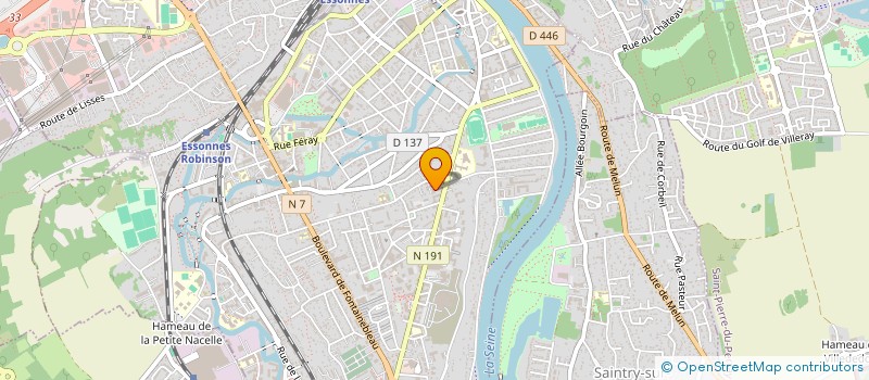 localisation de l'entreprise WARABI HOLDING à CORBEIL-ESSONNES