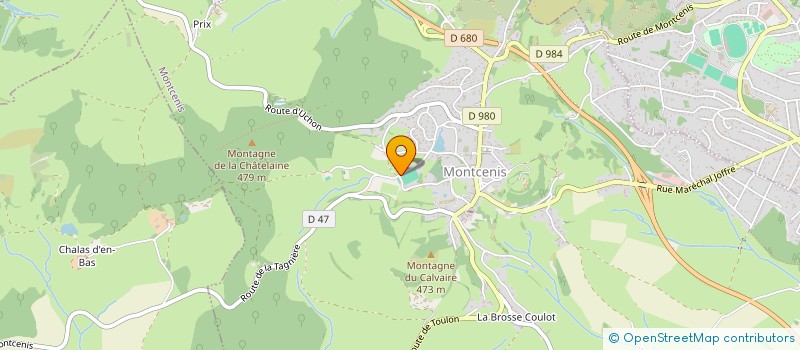 localisation de l'entreprise WARAC TP FRANCE  MONTCENIS