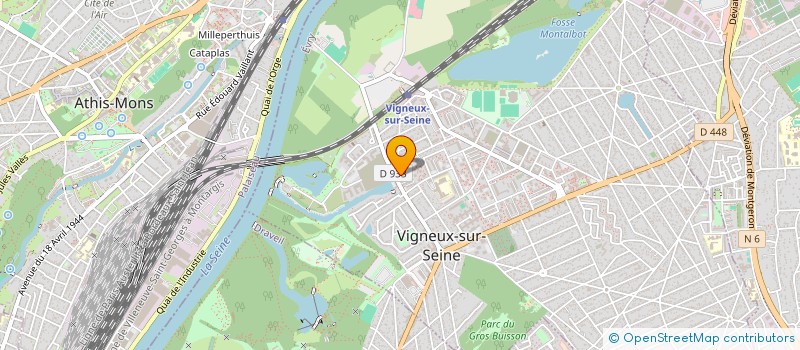 localisation de l'entreprise WARASO SARL à VIGNEUX-SUR-SEINE