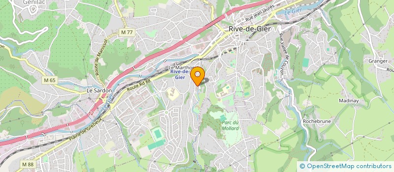 localisation de l'entreprise WARCARAX  RIVE-DE-GIER