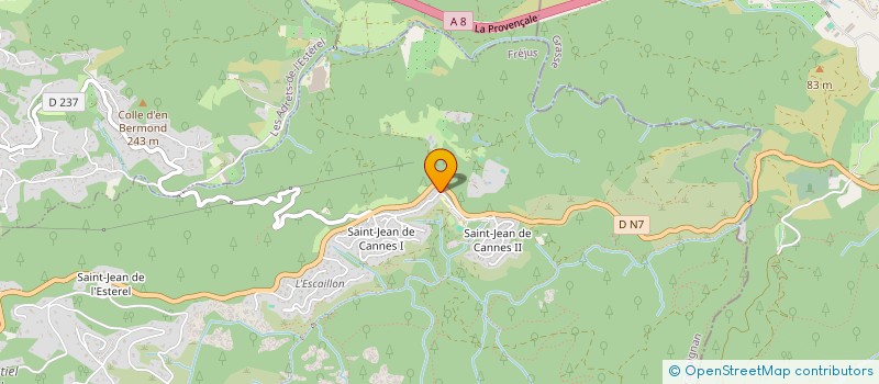 localisation de l'entreprise WARD-BASKIN AGENCY à FREJUS
