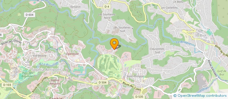 localisation de l'entreprise WARD  COZENS  BIOT