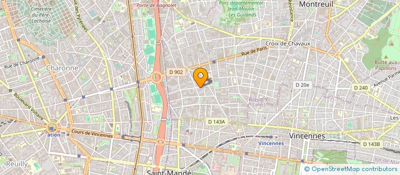 localisation de l'entreprise WARD IT CONSULTING à MONTREUIL