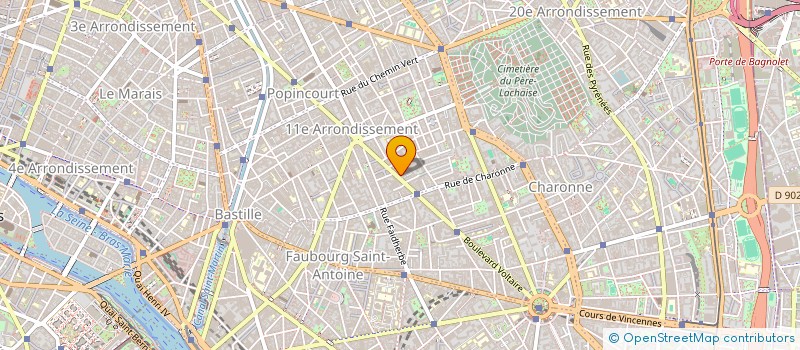 localisation de l'entreprise WARD ME  PARIS