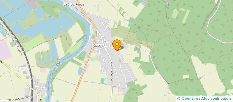 localisation de l'entreprise WARD R.E.G.  ROSOY