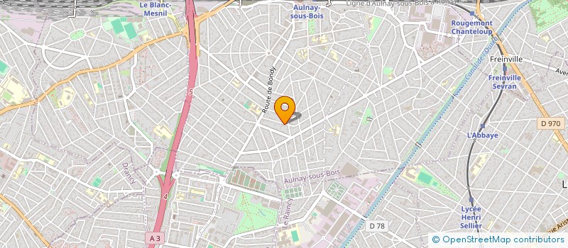 localisation de l'entreprise WARDA à AULNAY-SOUS-BOIS