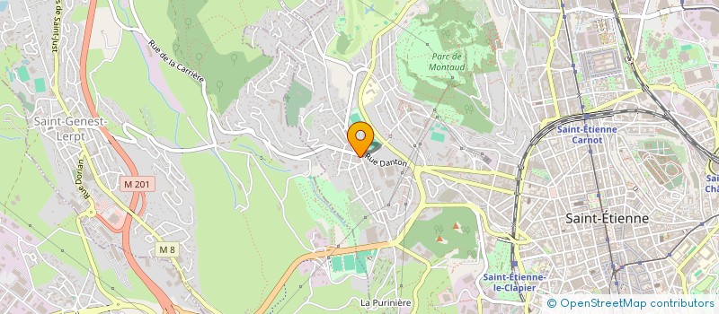 localisation de l'entreprise WARDANIA DISTRIBUTION  SAINT-ETIENNE