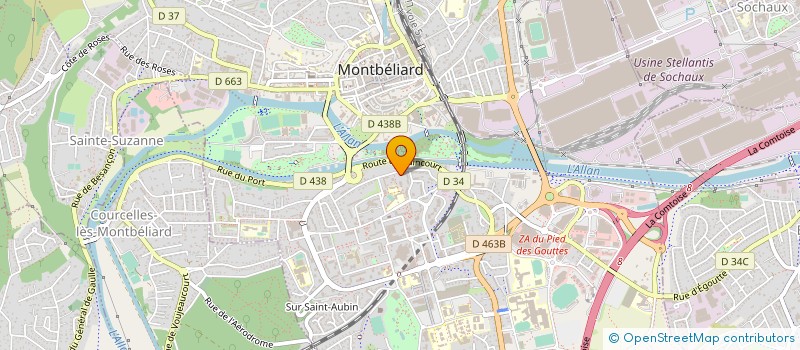 localisation de l'entreprise WARDASHOPP à MONTBELIARD