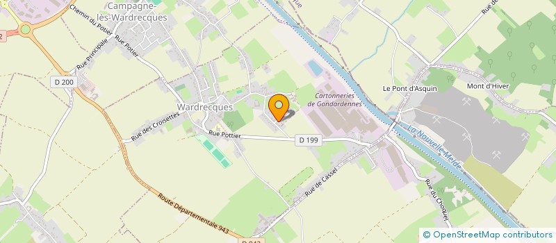 localisation de l'entreprise WARDRECQUES EN CHOEUR  WARDRECQUES