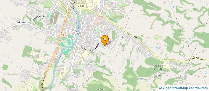 localisation de l'entreprise WARE-HABITAT à AUCH