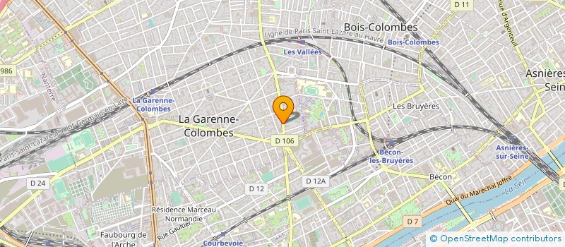 localisation de l'entreprise WAREMA FRANCE à LA GARENNE-COLOMBES