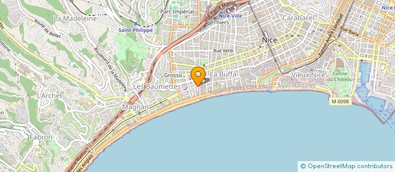 localisation de l'entreprise WAREN SARL à NICE