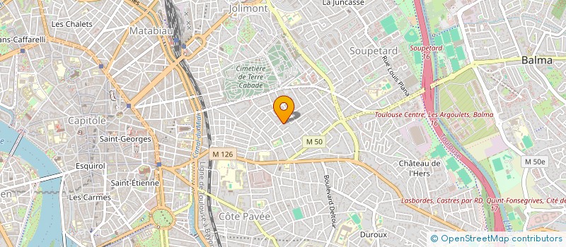 localisation de l'entreprise WARENS  TOULOUSE