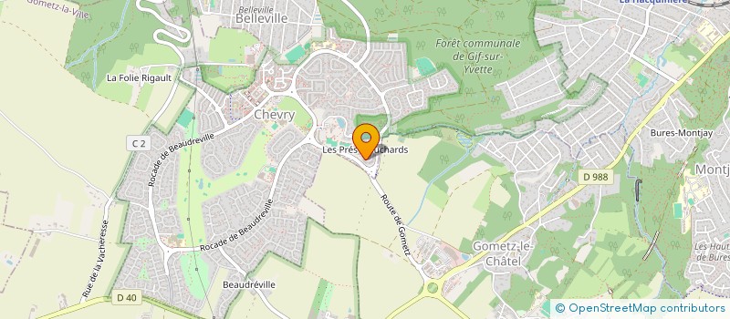 localisation de l'entreprise WARENS PRODUCTION  GIF-SUR-YVETTE