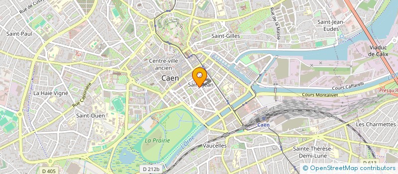 localisation de l'entreprise WARF à CAEN
