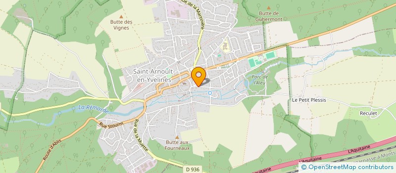 localisation de l'entreprise WARFO à SAINT-ARNOULT-EN-YVELINES