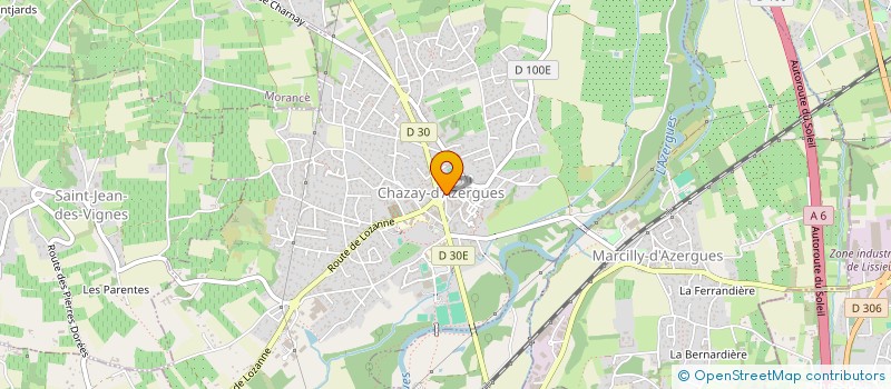 localisation de l'entreprise WARGAME CLUB DES PIERRES DOREES  CHAZAY-D'AZERGUES