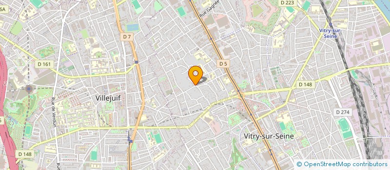 localisation de l'entreprise WARGAMERS ASSOCIES à VITRY-SUR-SEINE