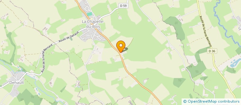 localisation de l'entreprise WARGOSIV  LA CHAPELLE-DU-BOIS