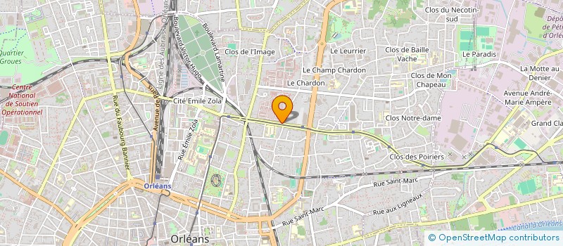 localisation de l'entreprise WARICK CONCEPTION à ORLEANS