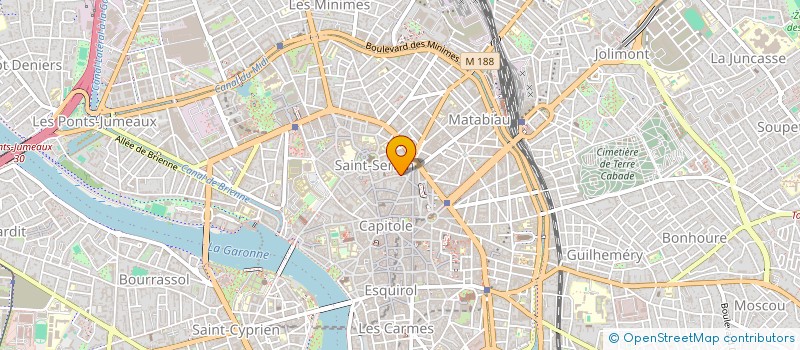 localisation de l'entreprise WARIN CLAMAGIRAND à TOULOUSE