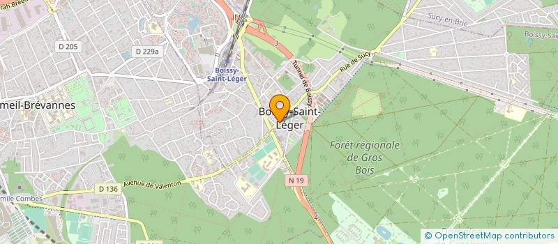 localisation de l'entreprise WARIO BAT à BOISSY-SAINT-LEGER