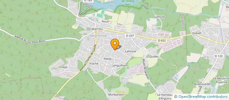 localisation de l'entreprise WARLENZ  SEIGNOSSE