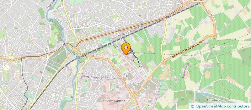 localisation de l'entreprise WARLOCK  MONTPELLIER