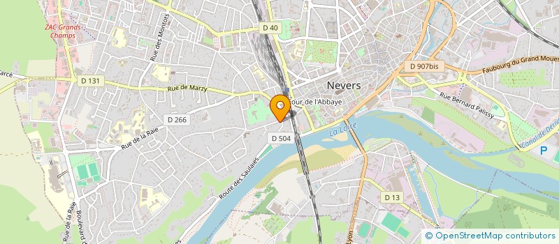 localisation de l'entreprise WARLOFF à NEVERS