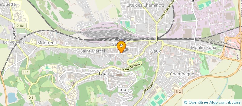 localisation de l'entreprise WARM ET CIE à CHAMBRY