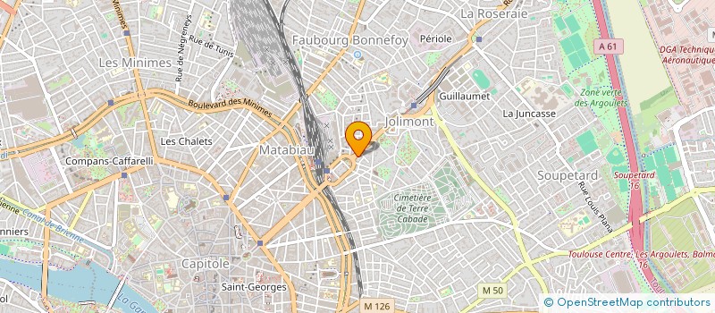localisation de l'entreprise WARM UP à TOULOUSE